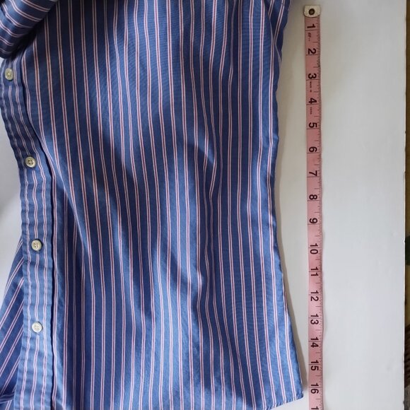 Ralph Lauren RN 41381 Mens Blue Button Down Dress Shirt Size L - Picture 7 of 7